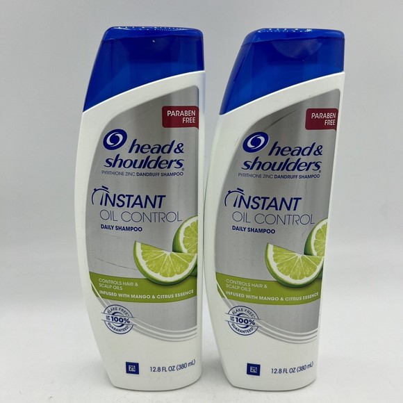 2 x Head & Shoulders Instant Oil Control SHAMPOO Mango Citrus 12.8 oz Exp 9/22 - Picture 1 of 4